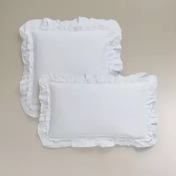 Чехол на подушку Zara Home Linen, белый