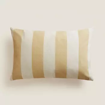 Чехол на подушку Zara Home Striped, жёлтый