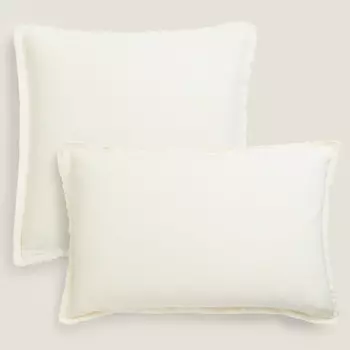 Чехол на подушку Zara Home Textured Bedspread, кремовый