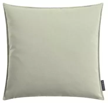 Чехол на подушку - зеленый - полиакрил - 50 х 50 см - на молнии - со стоячим швом Magma - Heimtex