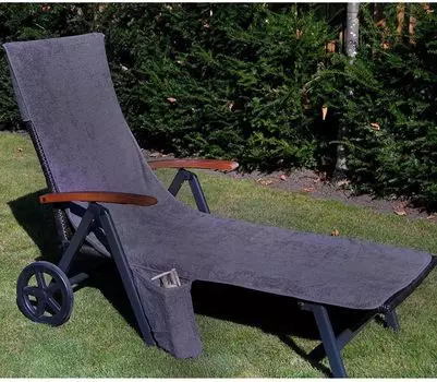 Чехол на сиденье HEY-SIGN квадратный 35 x 35 см различных дизайнов и цветов, Hey Sign_цвет: 02 - черный, Hey Sign_размер: 1 x 5 мм - простой Casa Colori, серый