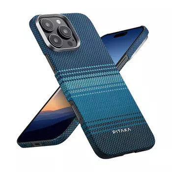 Чехол Pitaka Tactile Woven для iPhone 16 Pro с MagSafe, Moonrise
