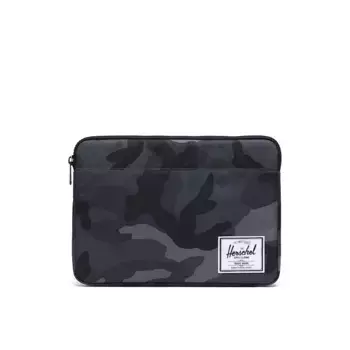 Чехол унисекс для компьютера и планшета с диагональю 12 дюймов на серой молнии Herschel, темно-серый