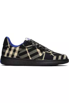 Чекированные кроссовки Terrace Burberry, черный