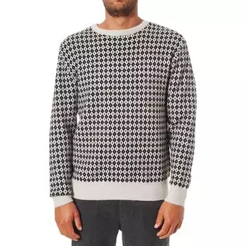 Чековый свитер Katin, черный