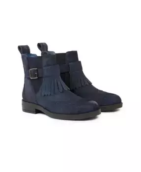 Челси-ботинки Brogue Strap с перфорацией Celtic & Co., синий