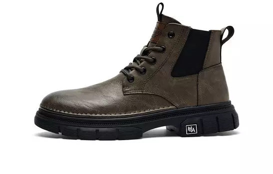 Челси Ботинки Мужские Hla, черный