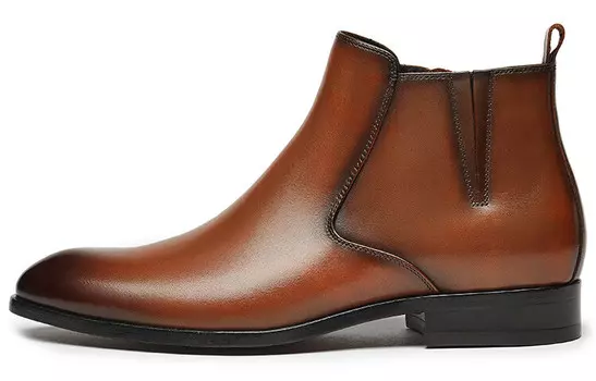 Челси Ботинки Мужские Kangnai, черный