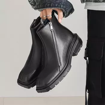 Челси Ботинки Мужские Luomaike, черный