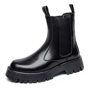 Челси Ботинки Мужские Weishibangwei, черный