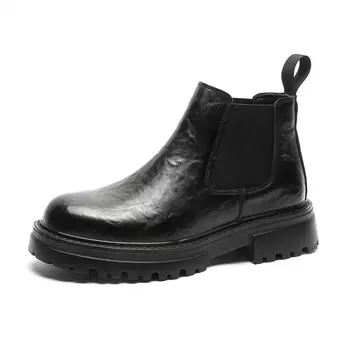 Челси Ботинки Мужские Weishibangwei, черный