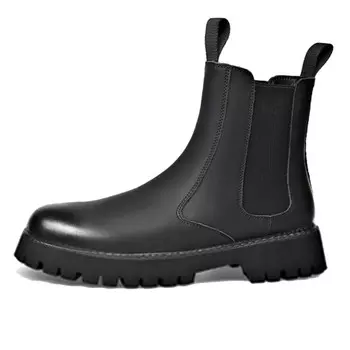 Челси Ботинки Мужские Yedani, цвет Black cotton shoes