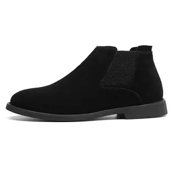 Челси Ботинки Мужские Yedani, цвет Black cotton shoes
