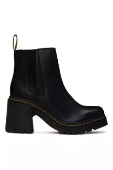Челси ботинки Spence из кожи с расклешённым каблуком Dr. Martens, черный