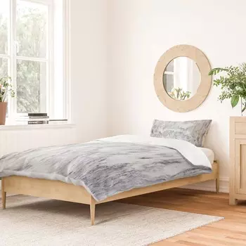 Челси Виктория Мраморное пуховое одеяло из полиэстера Deny Designs, цвет Polyester