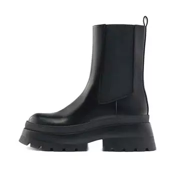 Челси Zara Ankle Boots with Track Soles, чёрный