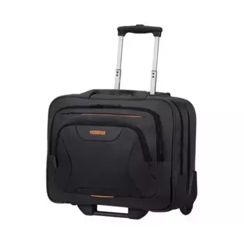 Чемодан на колесиках для работы, диагональ 15,6 дюйма. American Tourister, черный