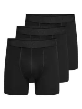 Чемодан ONLY & SONS "ONSFITZ SOLID BLACK TRUNK 3PACK NOOS" (упаковка, 3 шт.), цвет Black Black Waist