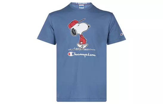 Чемпион Мужская футболка Champion, цвет Blue
