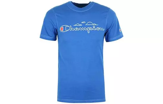 Чемпион Мужская футболка Champion, цвет Blue