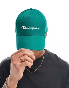 Чемпион – темно-зеленая бейсболка Champion