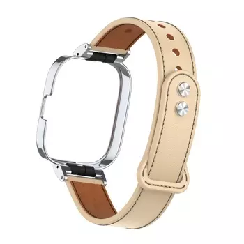 CHENSONG Ремешок: красный, бежевый, совместимый материал: натуральная кожа