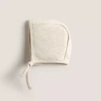 Чепчик Zara Home Cotton, бежевый