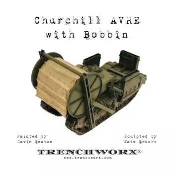 Черчилль AVRE с Боббином, WWII - Great Britain (28mm) (Trenchworx)