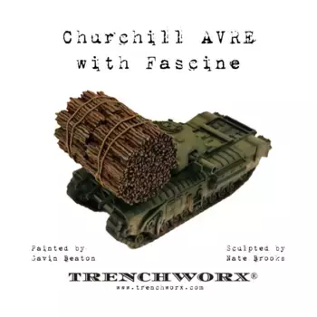 Черчилль AVRE с факсином, WWII - Great Britain (28mm) (Trenchworx)