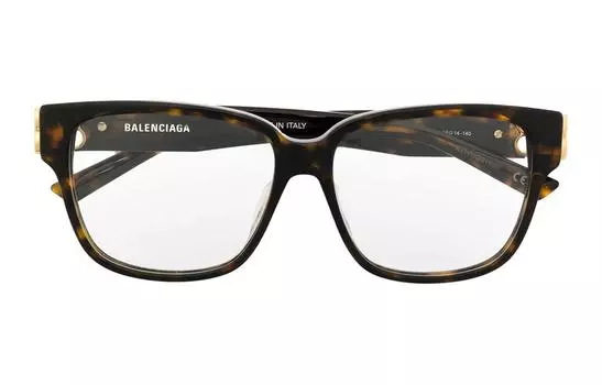 Черепаховые оптические очки Balenciaga