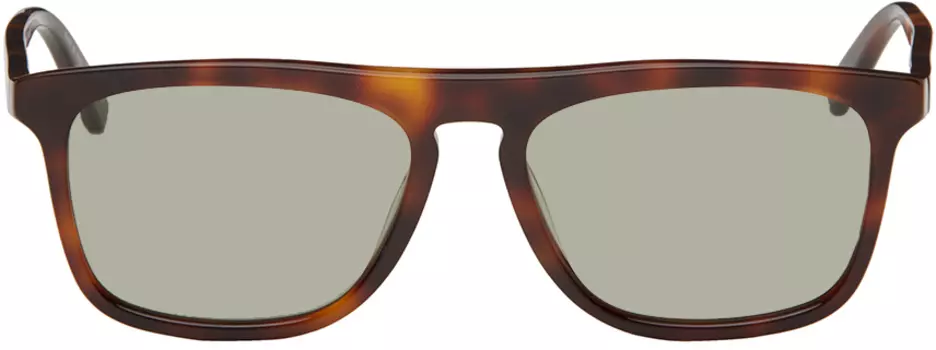 Черепаховые солнцезащитные очки SL 586-002 Saint Laurent