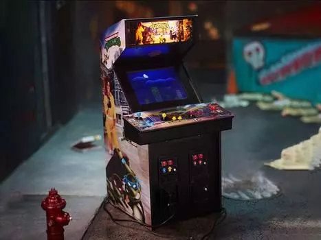 Черепашки-ниндзя в масштабе 1/4 Аркадный шкаф Numskull