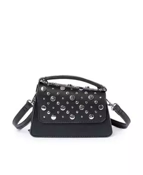 Через плечо April Black с зеркальной заклепкой Skinnydip London, черный