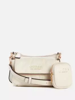 Через плечо Bryxton с молнией и верхом Guess Factory, цвет Cream