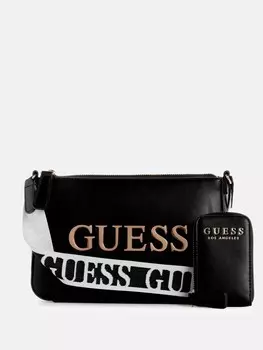 через плечо Caracara на молнии Guess Factory, черный