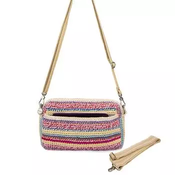 Через плечо Cora для смартфона The Sak, цвет Hand Crochet - Eden Stripe