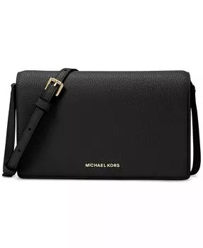 Через плечо Jet Set среднего размера с клапаном Michael Kors, черный