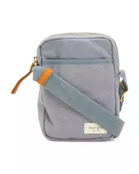 Через плечо Kai из стираного хлопка с кожаными язычками для телефона Margot, цвет Cornflower