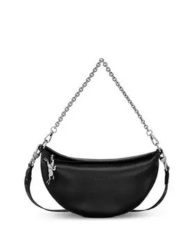 Через плечо Smile Half Moon Longchamp, цвет Black