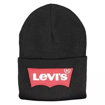 Черная акриловая мужская кепка Levis