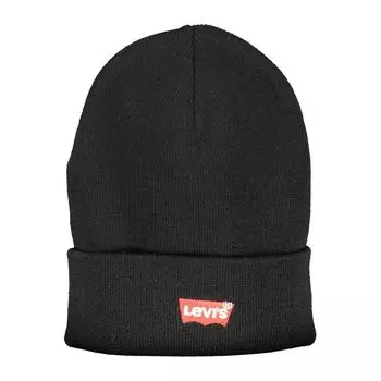 Черная акриловая мужская кепка Levis