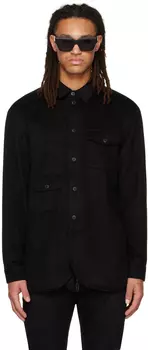 Черная армейская верхняя рубашка Han Kjobenhavn