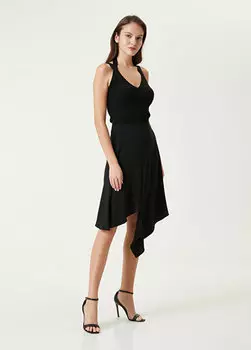 Черная асимметричная юбка Beymen