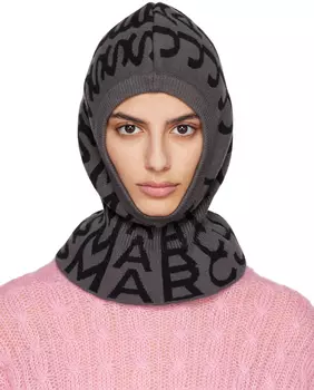 Черная балаклава с монограммой Marc Jacobs