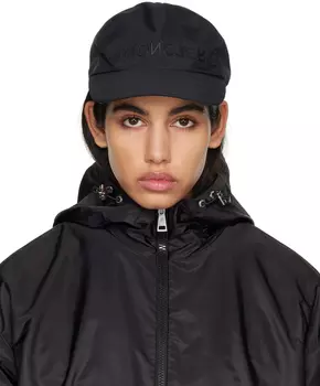 Черная бейсбольная кепка Moncler Grenoble