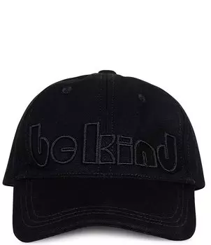 Черная бейсболка Kurt Geiger London Drenched Be Kind, черный