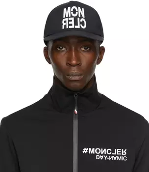 Черная бейсболка Moncler Grenoble