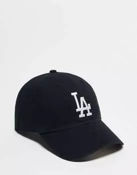 Черная бейсболка унисекс 47 Clean Up MLB LA Dodgers