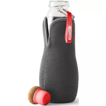 Черная+блюмовая бутылочка для питья «Eau Good», герметичная, с фильтром из активированного угля для более здоровой воды, 650 мл Black+Blum, цвет rot-transparent