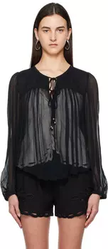 Черная блузка Advika Isabel Marant Etoile